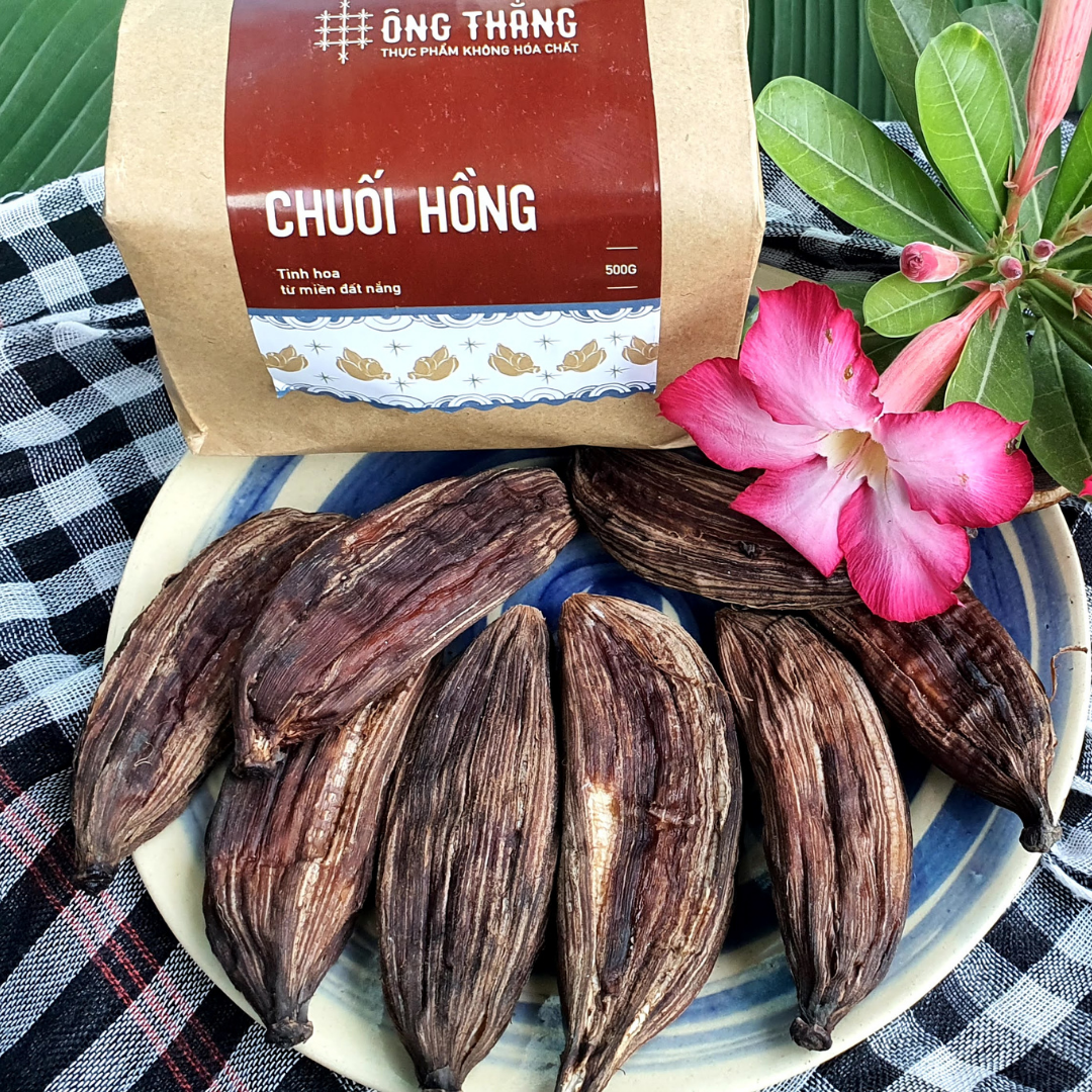 Chuối hồng ÔNG THẮNG - 500g