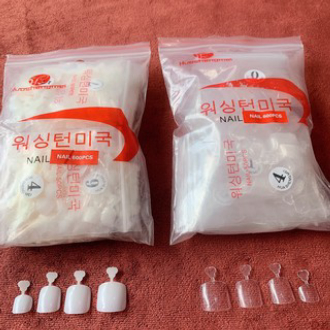 Móng up chân chuẩn fom ( bịch 600 móng)