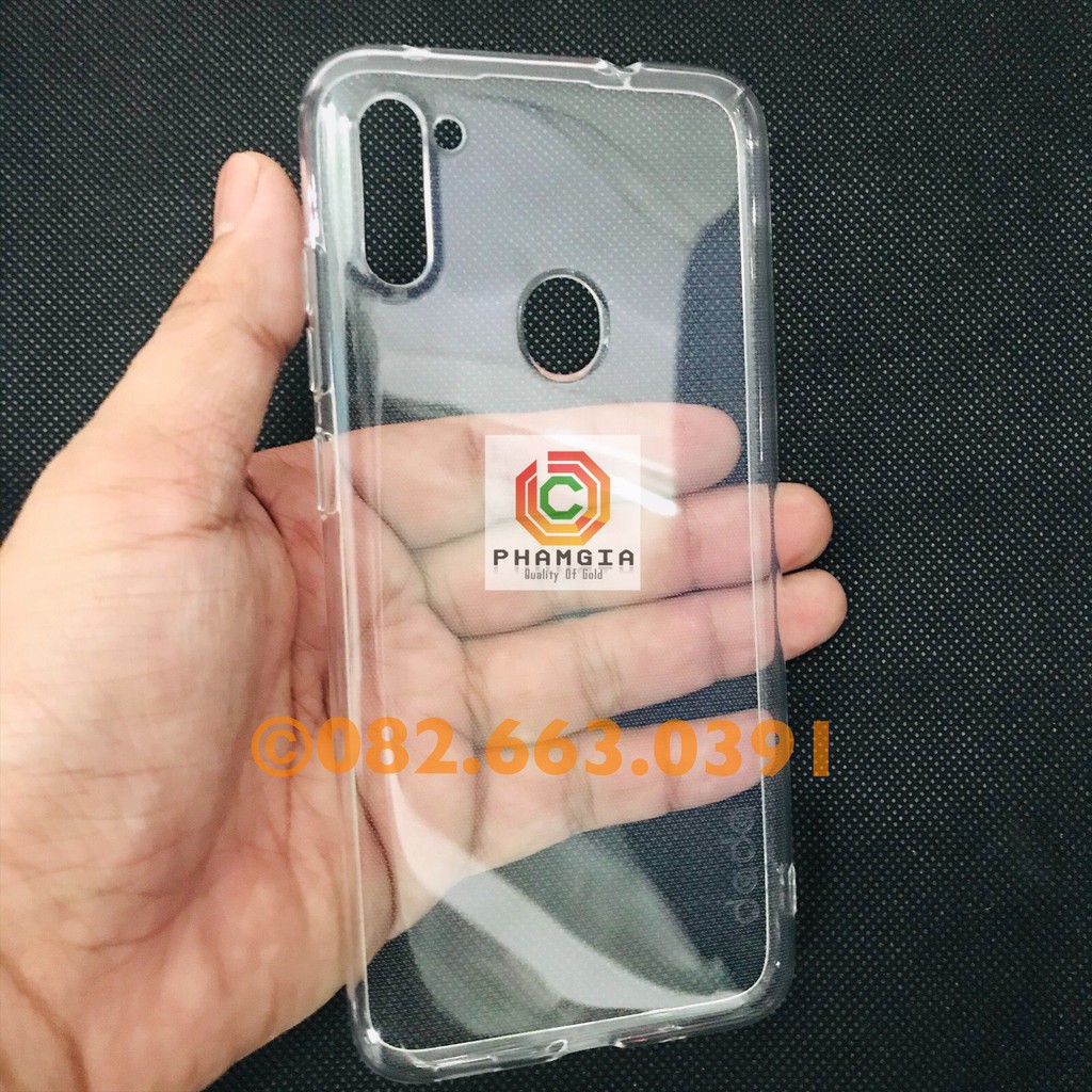 Ốp lưng Samsung Galaxy A11 dẻo trong cao cấp
