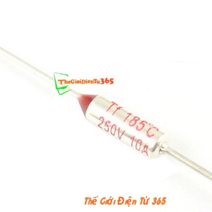 10 CẦU CHÌ NHIỆT NỒI CƠM ĐIỆN 10A 250VCC 185 ĐỘ