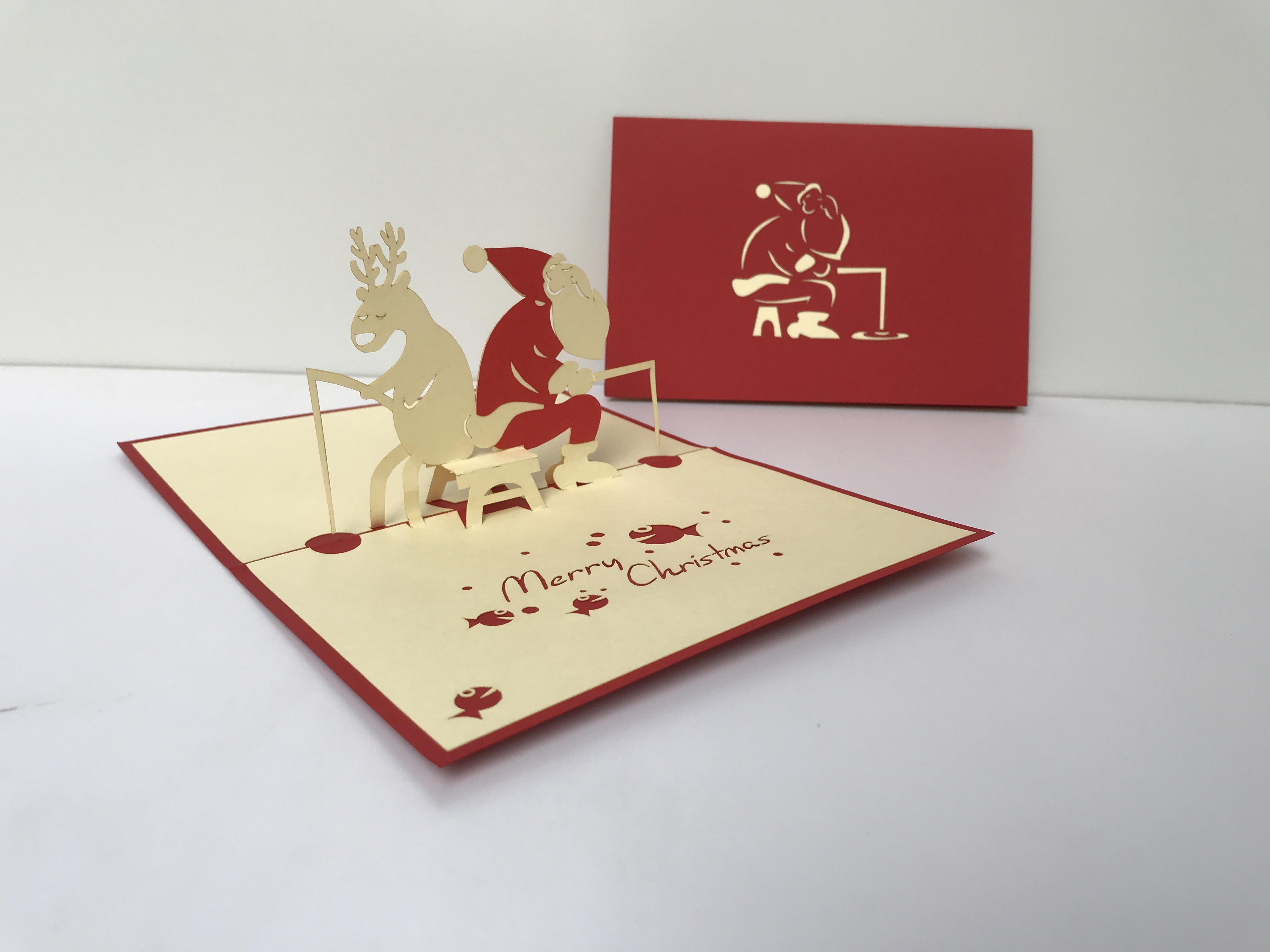 Santa 17 - Noel - 3D Card