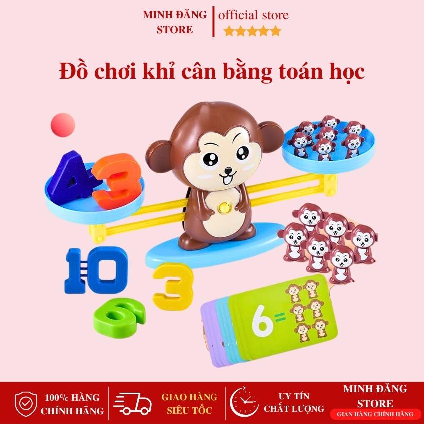 Đồ chơi khỉ cân bằng toán học giúp phát triển tư duy cho bé, Đồ chơi phát triển trí tuệ sớm cho bé, vừa học vừa chơi