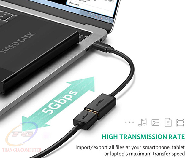 Cáp OTG USB Type C to USB 3.0 Ugreen 30701