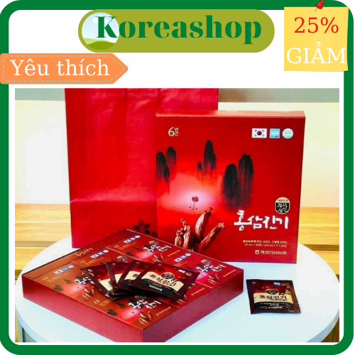 Nước hồng sâm chinki hàn quốc 30 gói*50ml