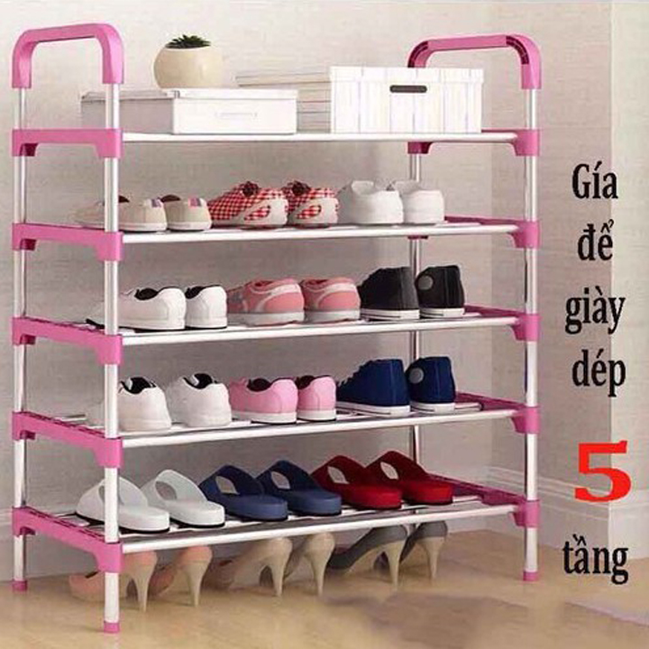 Kệ Giày Inox 5 Tầng