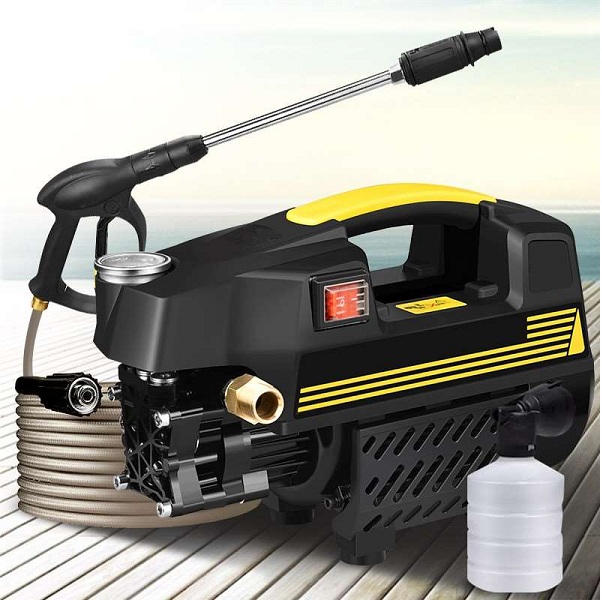 Máy rửa xe mi ni SY2208 loai tốt .tặng bình xà bông,và súg dài nửa mét dây 10 m