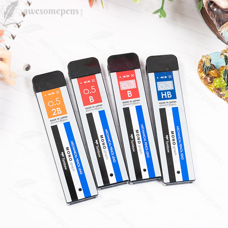 [HCM]NGÒI CHÌ BẤM TOMBOW MONO GRAPH 0.3 MM (20 NGÒI / TUÝP),  0.5 MM (40 NGÒI / TUÝP)