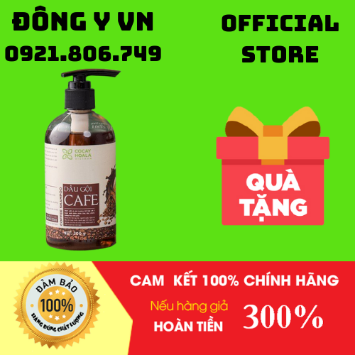 Dầu gội cafe sạch gàu hết ngứa phục hồi tóc hư tổn - đông y vn - yy2