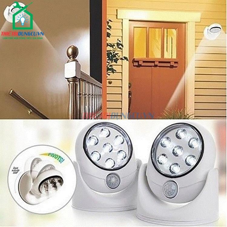 Đèn LED xoay 360 độ cảm ứng thông minh