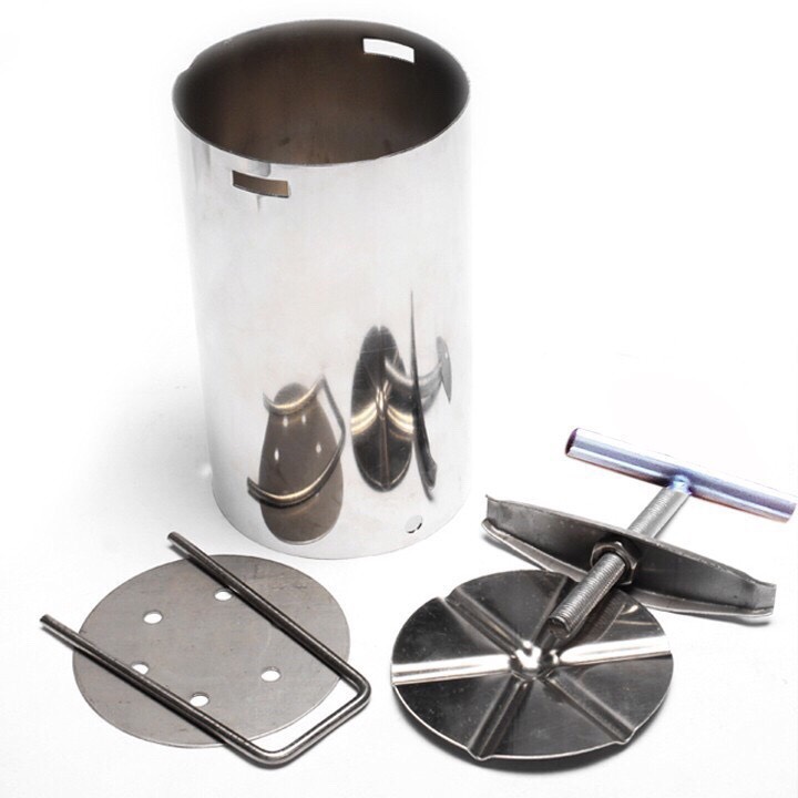 Dụng cụ làm giò loại 1kg và 2kg,Khuôn làm giò xào bằng inox, khuôn ép giò xào tiện dụng