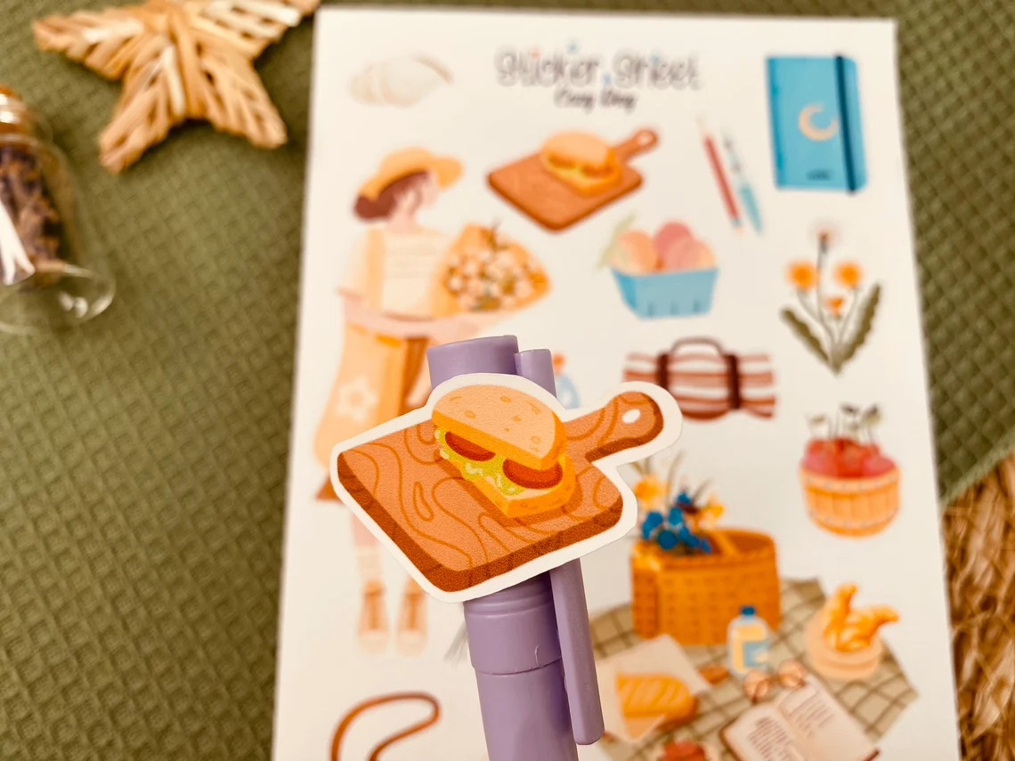 Sticker sheet cozy day - chuyên dán, trang trí sổ nhật kí, sổ tay | Bullet journal sticker