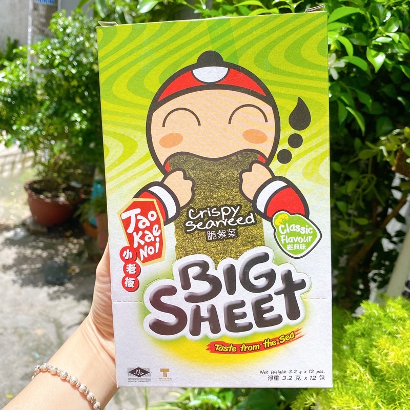 Rong Biển Big Sheet 3.2g (Hộp 12 Gói)