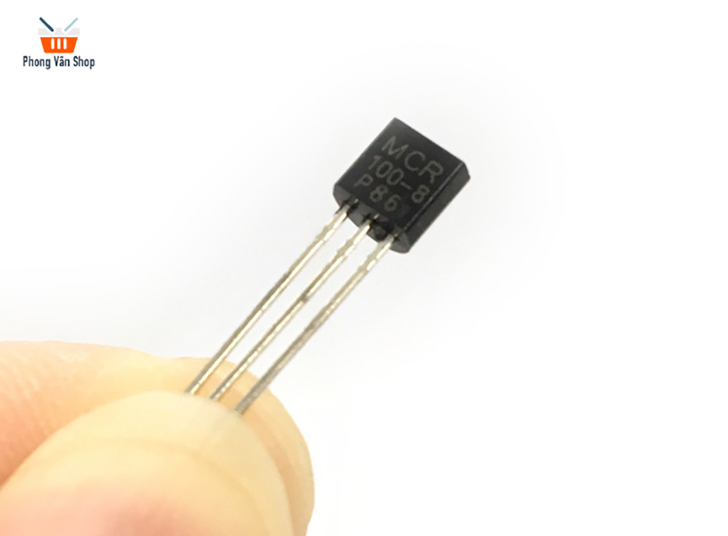 5 mcr100-8 thyristor 0.8a 600v- kiểu chân to-92