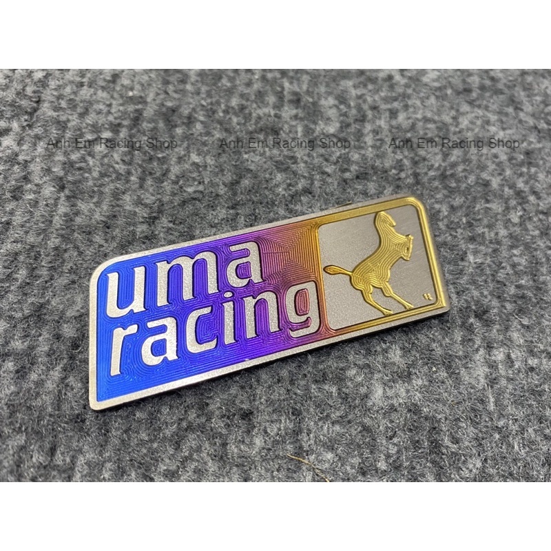 Tem titan logo uma racing dán trang trí xe máy titan 100%