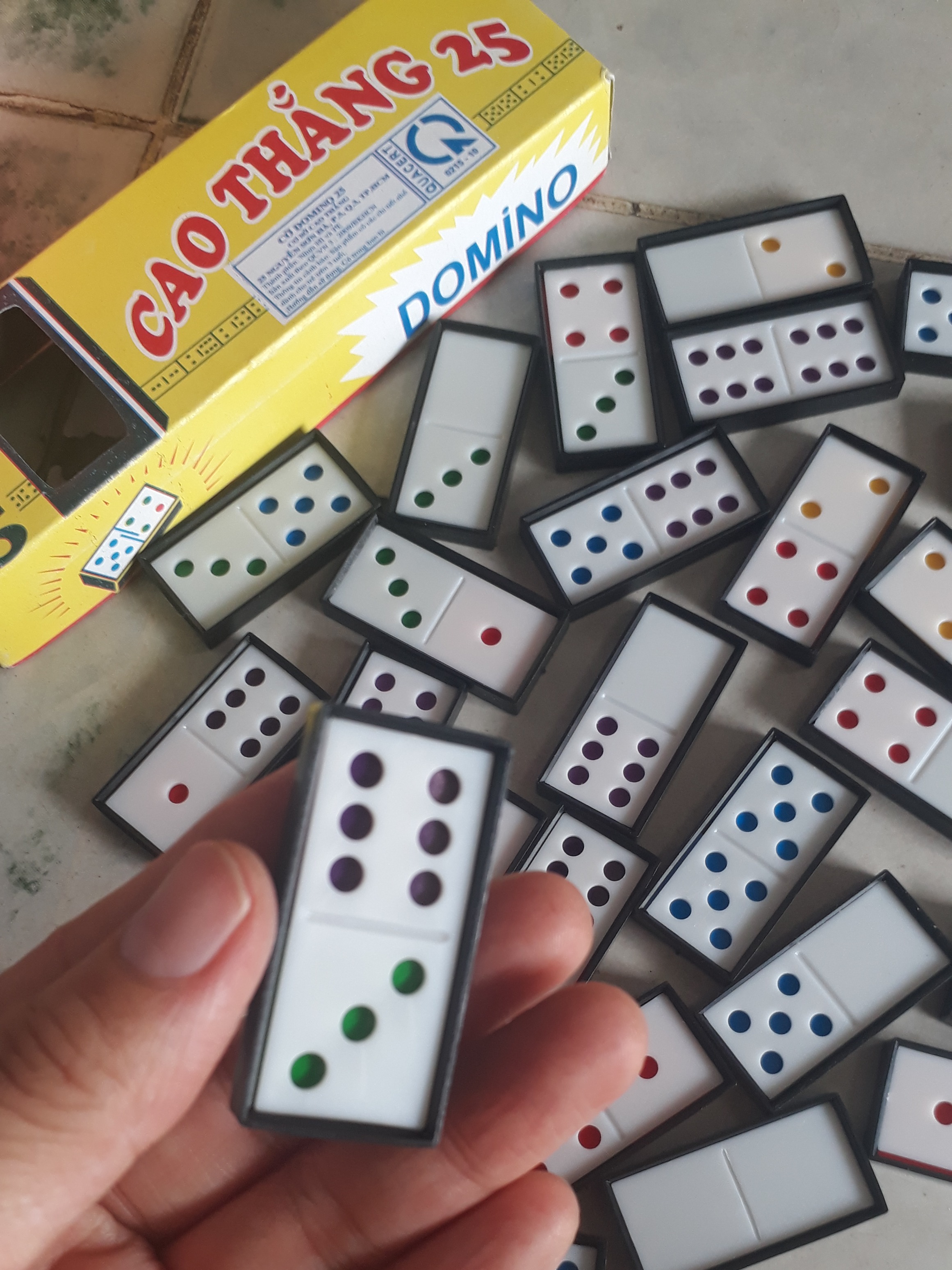 Cờ domino bằng nhựa