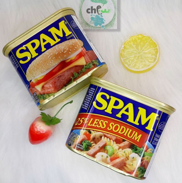 Thịt Hộp Spam 25% Less Sodium Mỹ 340g