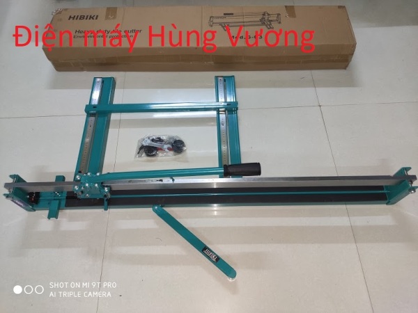 Máy cắt gạch  bàn đẩy Hibiki 55100 cắt 1 mét xuất xứ Thái lan, thanh  dẫn loại dày cứng mạ bóng 15mm x 45mm.