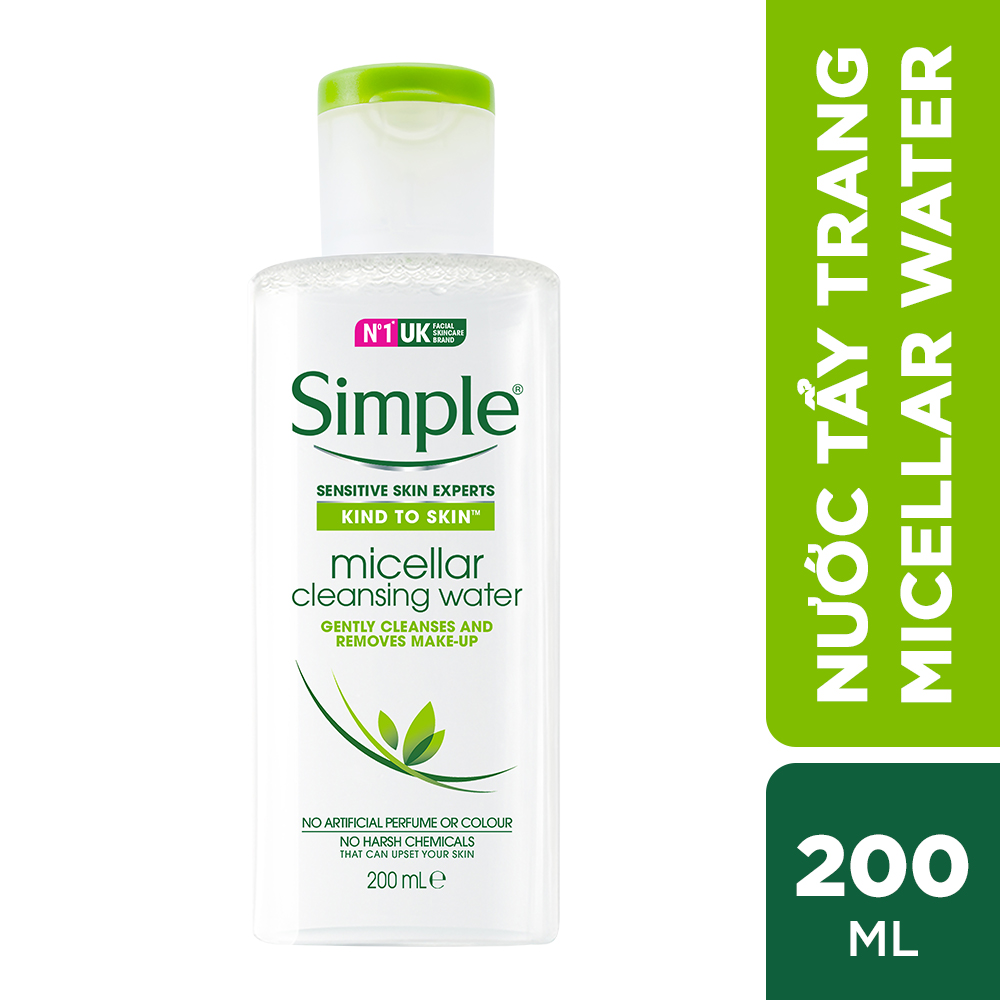 Nước Tẩy Trang Simple Micellar Water 200ml