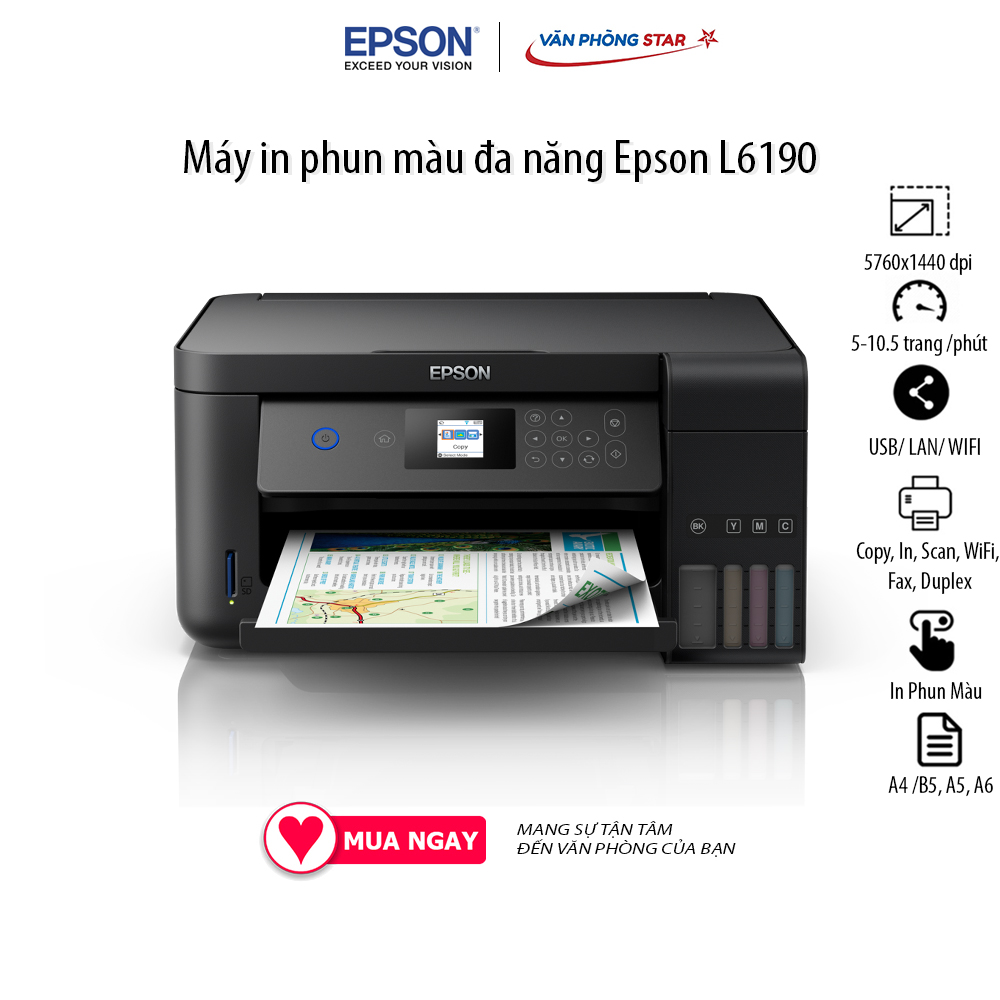 Máy in phun màu Epson Đa chức năng L4160