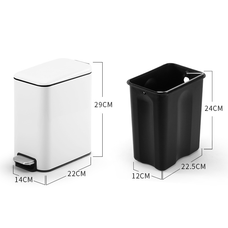 Thùng rác inox cao cấp 5 lít
