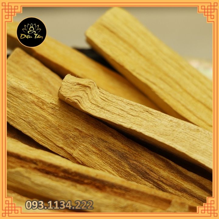 Gỗ Trắc Xanh Palo Santo đốt thơm nhà xô thơm thanh tẩy nhà cửa thảo mộc xông nhà thiền định, đem lại may mắn