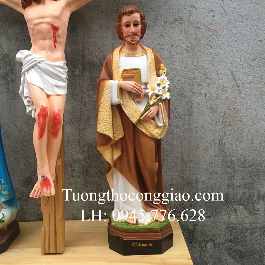 Bộ tượng bàn thờ Công Giáo 50cm