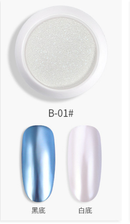Bột tráng gương ngọc trai trang trí móng tay