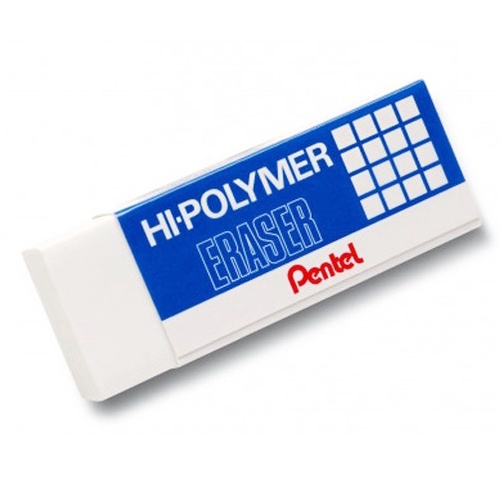 Tẩy trắng bút chì pentel hi-polymer | gôm tẩy học hinh pentel zeh zeh03 / zeh05 / zeh10