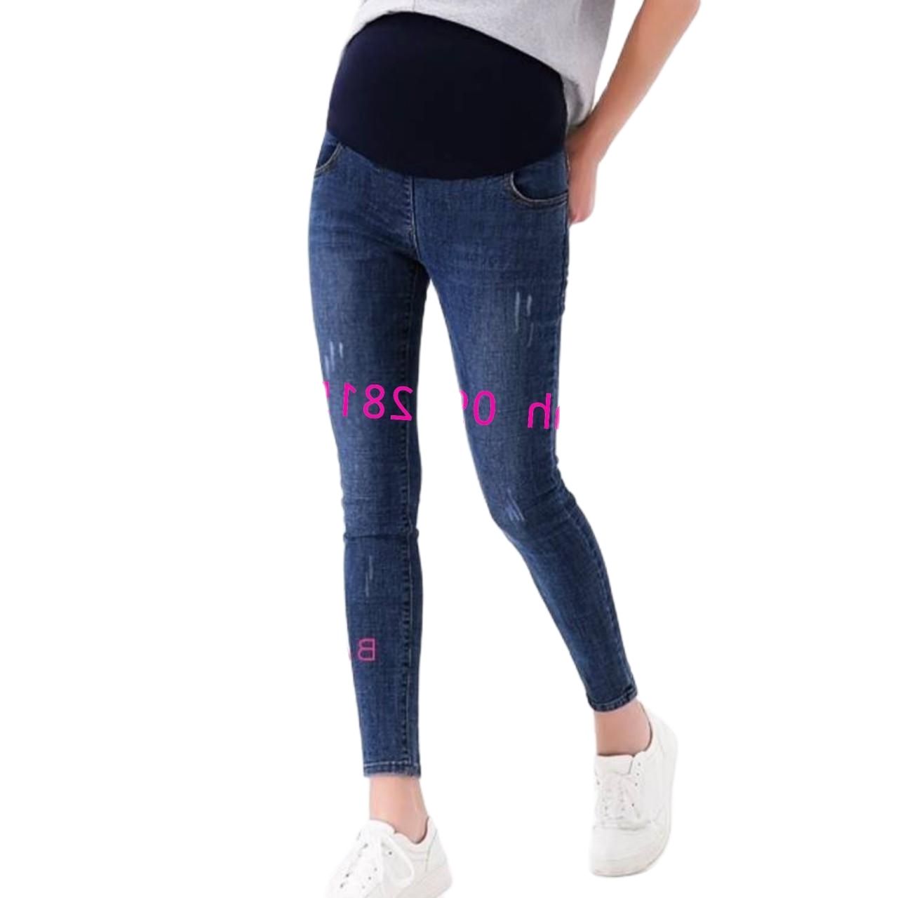 quần bầu chất jean công sở đẹp, chun điều chỉnh to nhỏ, có đáp bụng tiện lợi và thoải mái