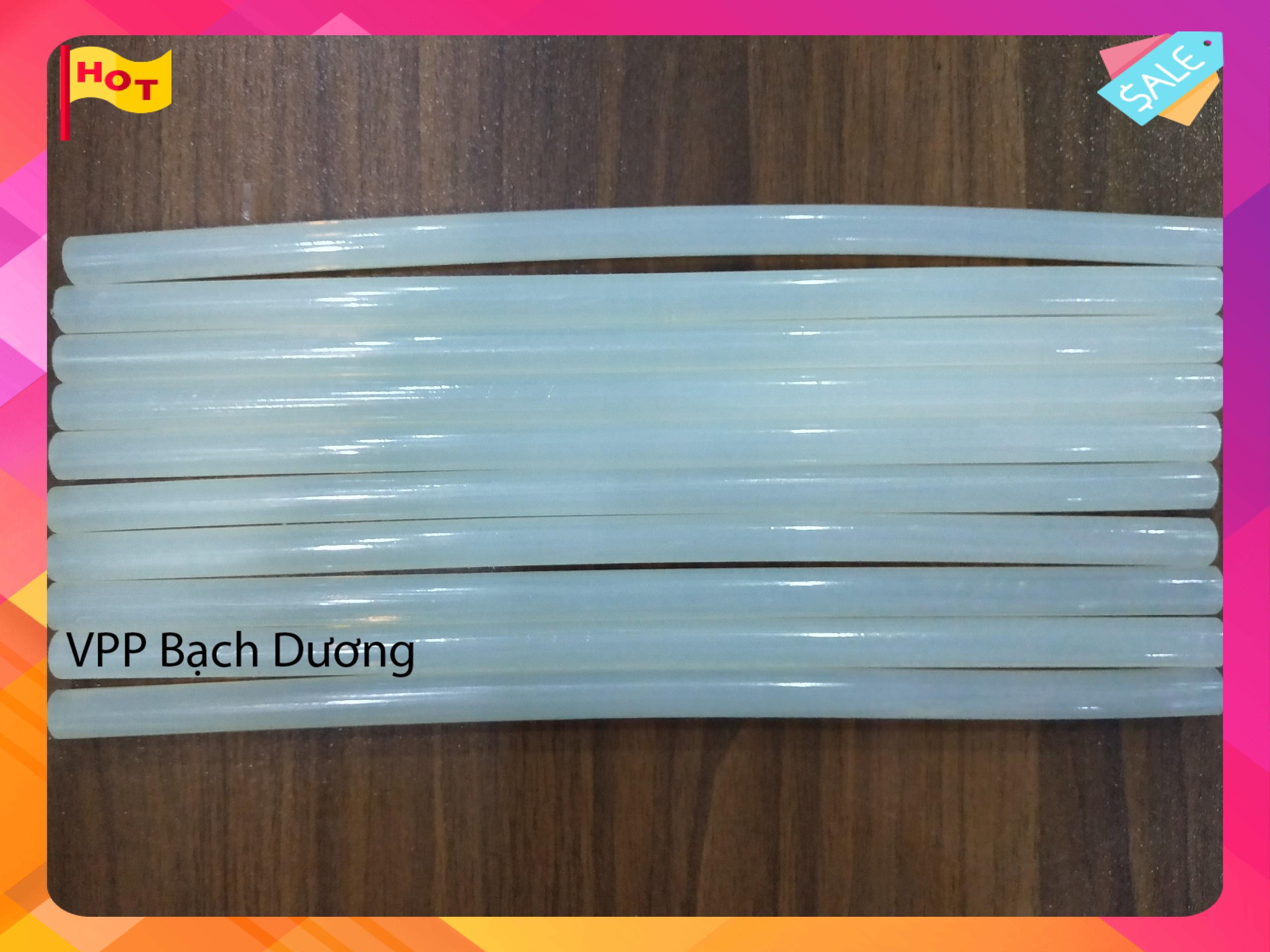 Keo nến lớn - Keo silicon lớn - bó/10 cây