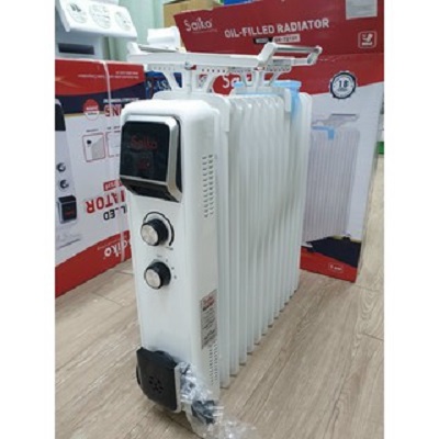 (BH 12 tháng toàn quốc)Máy sưởi dầu Saiko OR-7213T (13 thanh- có giá phơi quần áo)