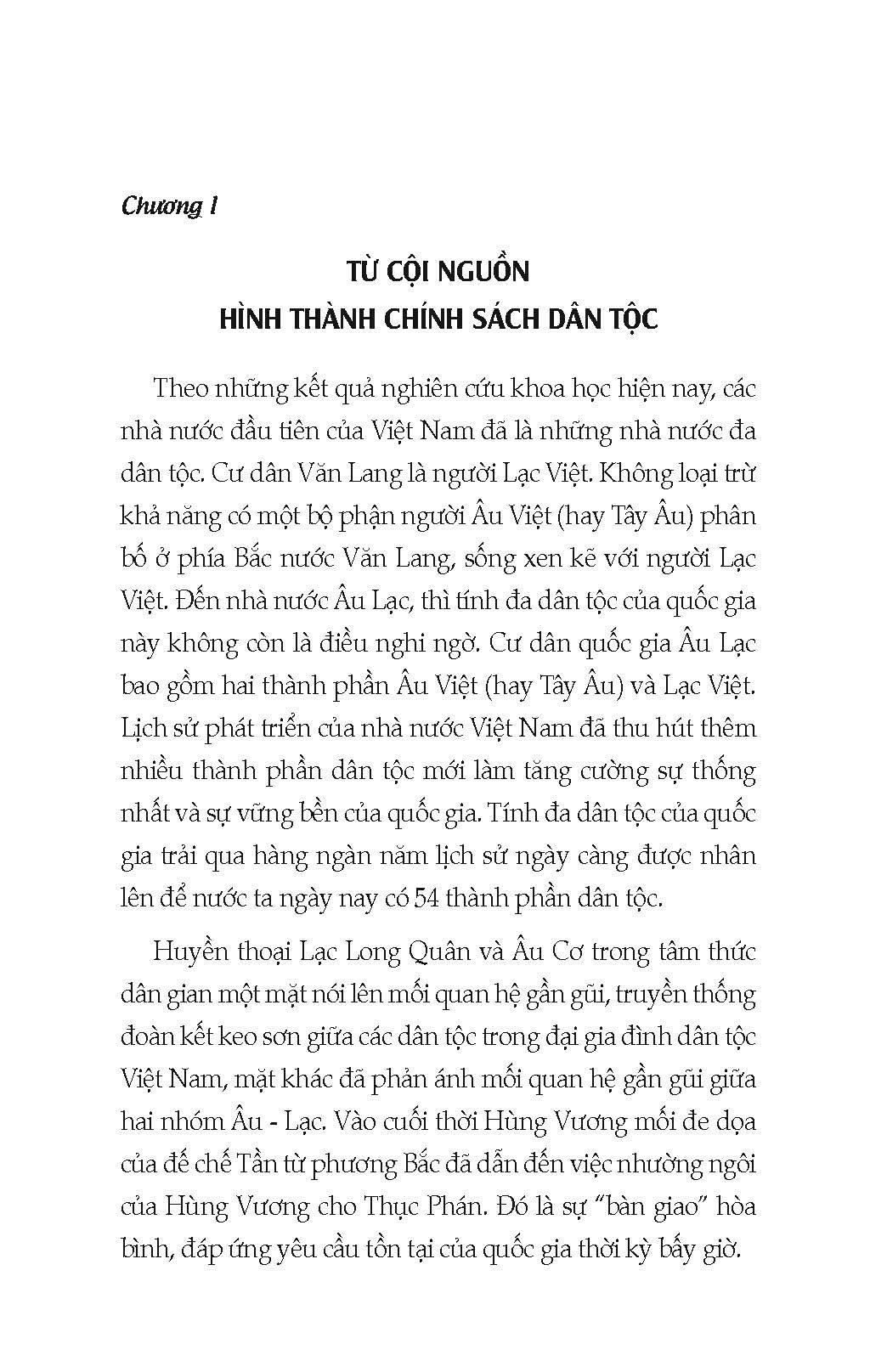 Cội Nguồn Chính Sách Dân Tộc Việt Nam