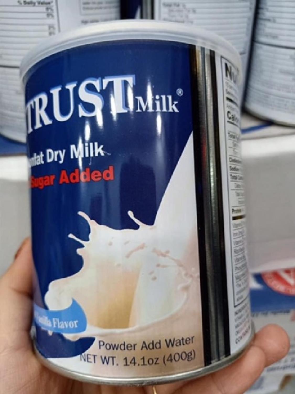 Sữa bột dành cho người tiểu đường ENTRUST USA 400g