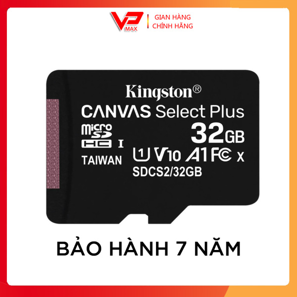 Thẻ nhớ 32GB Kingston Canvas Select Plus dùng cho điện thoại camera - vpmax