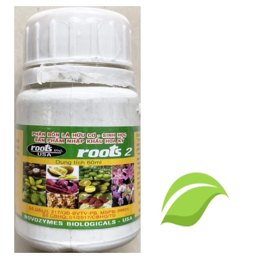 Roots 2 phân bón lá hữu cơ & sinh học - #484a# 60ml