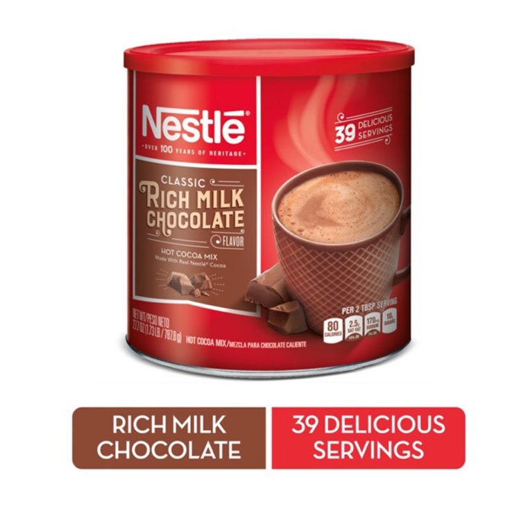 Bột cacao Nestle Rich Milk Chocolate Mỹ