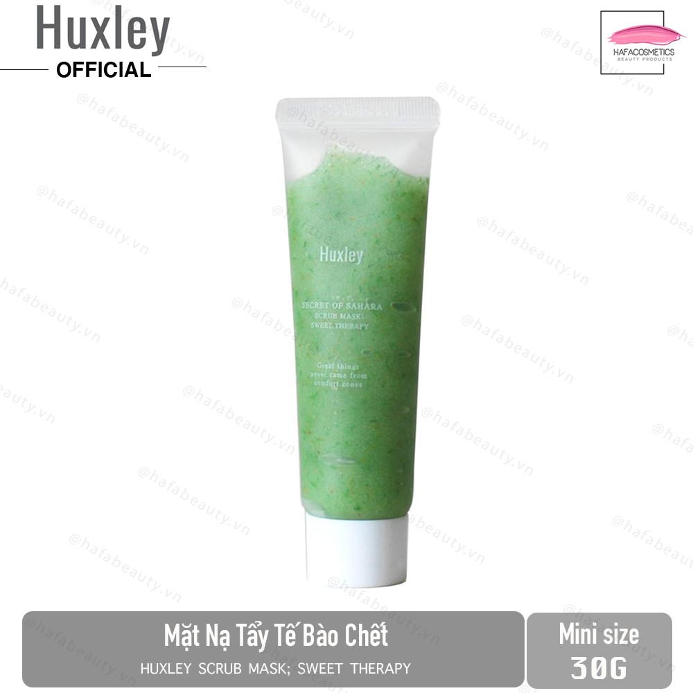 Mặt Nạ Tẩy Tế Bào Chết Huxley Scrub Mask; Sweet Therapy _ Huxley Chính Hãng