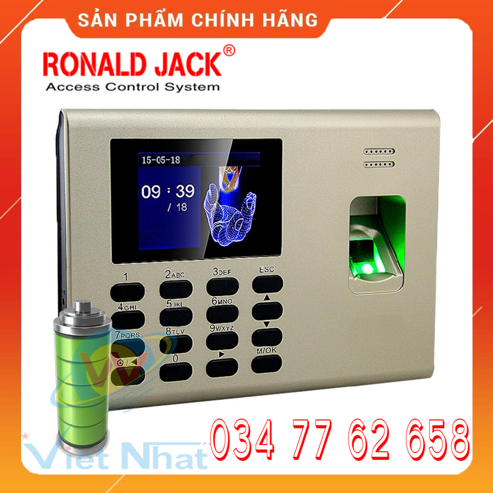 Máy Chấm Công Vân Tay Ronald Jack 1200
