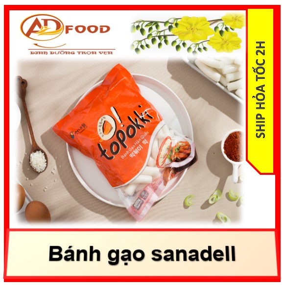 500g bánh gạo hàn quốc loại ngon sannadel