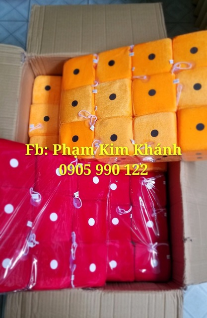 XÚC XẮC XỐP BỌC NHUNG 10CM