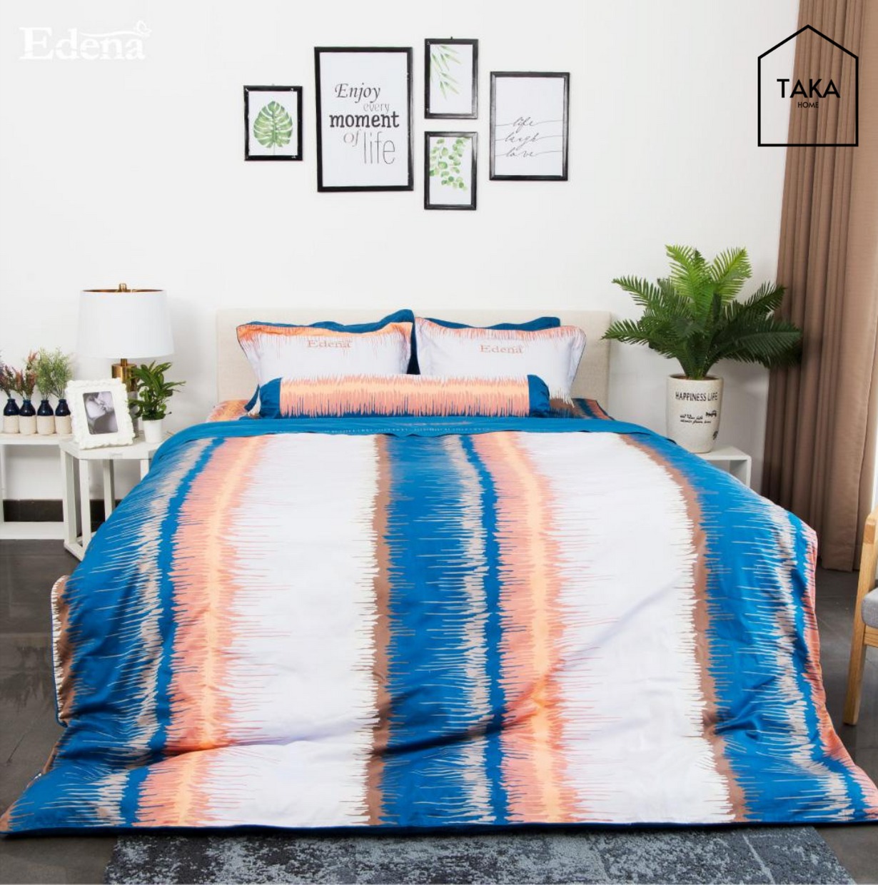 Bộ chăn ra Cotton In 447 Edena