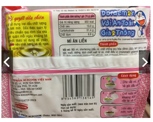 2 bịch Mì tôm chua cay Hảo hảo 75g