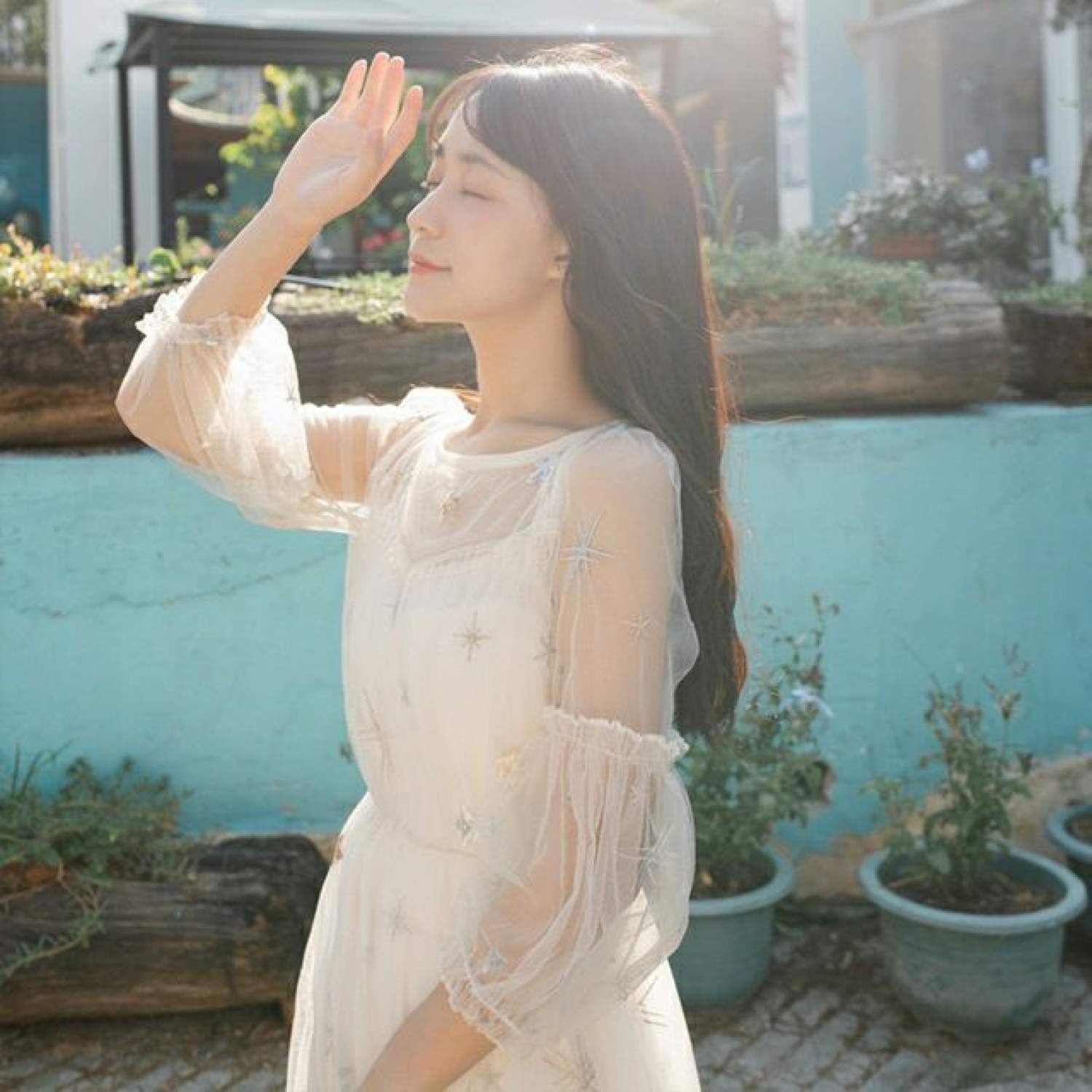 Đầm Ulzzang tiểu thư đính sao