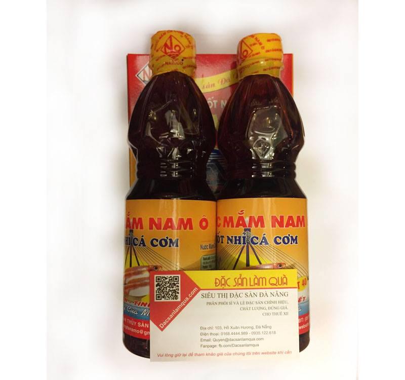 Combo 02 chai Nước mắm nhỉ cá cơm Nam Ô Đà Nẵng