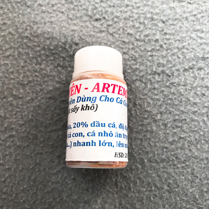 Artemia Sấy Khô Cho Cá Cảnh, Guppy, Betta, Cá Con, Cá nhỏ, Không Cần Ấp