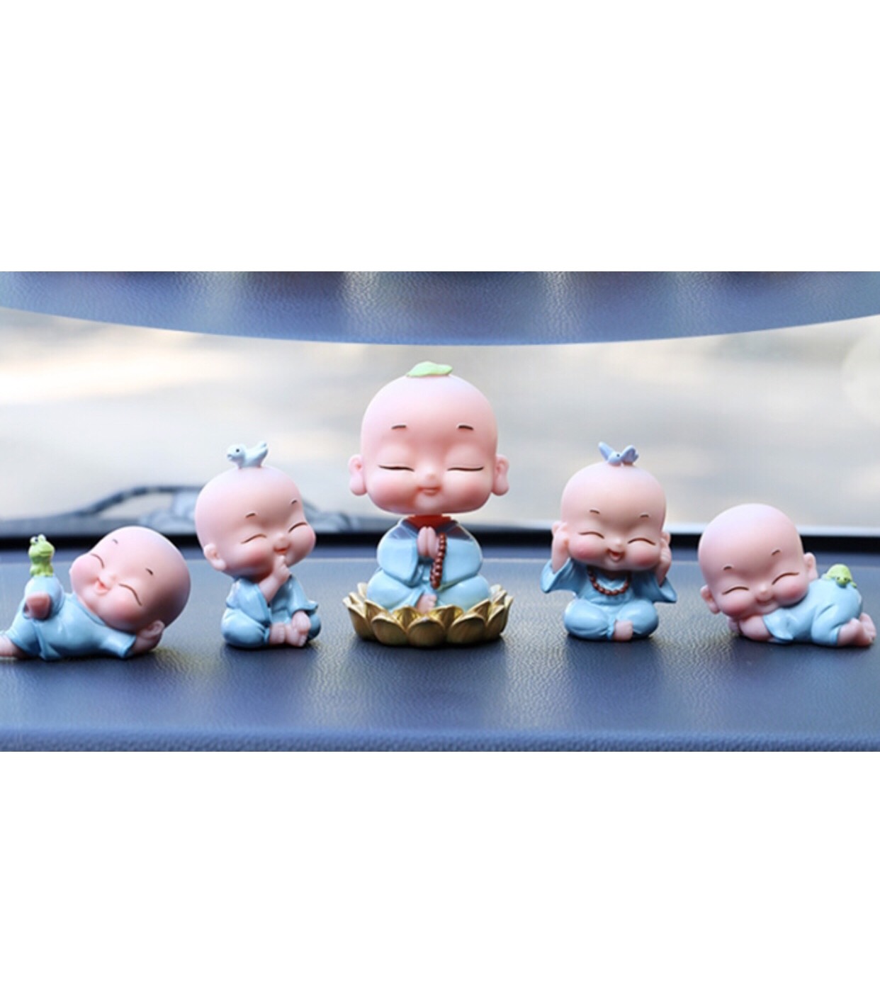 Bộ 05 chú tiểu lá sen