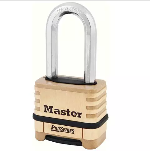 [HCM]Khóa móc mở số Master Lock 57mm 1175D (Vàng Đồng)