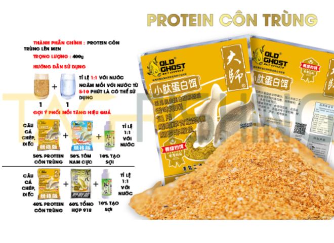 Mồi Câu Lão Quỷ - Protein Côn Trùng