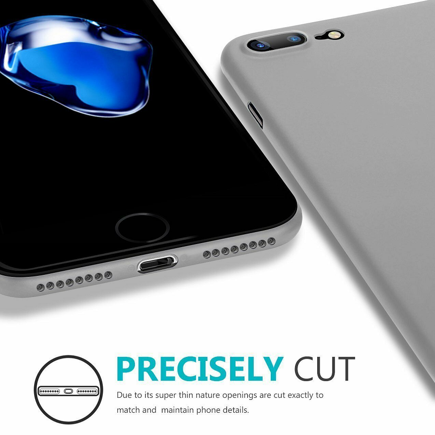 [HCM]Ốp lưng silicon nhám siêu mỏng chống trầy cho iPhone 7 Plus / iPhone 8 Plus hiệu Baseus Super Slim Stylish Choice (bảo vệ viền chống trầy cực tốt chất liệu cao cấp) - Phân phối bởi Hotphukien
