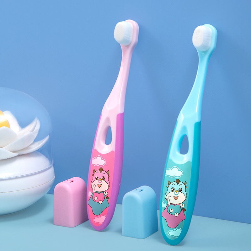 Bàn chải đánh răng sợi tơ siêu mềm cho bé